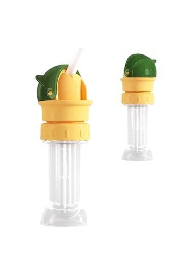 Geeroyoo Bebekler İçin Taşınabilir Boğulma Önleyici Su Şişesi Kapağı - Yeşil, Sızdırmaz Ve Kolay Temizlenebilir