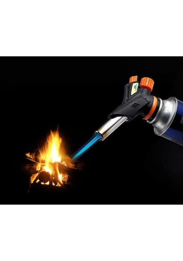 1300 Derece Pürmüz Çakmak Ws-509c Kafa Çakmak + Çakmak Gazı Siyah