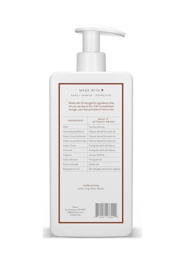 Native Hindistan Cevizi & Vanilya Nemlendirici Şampuan 487ML