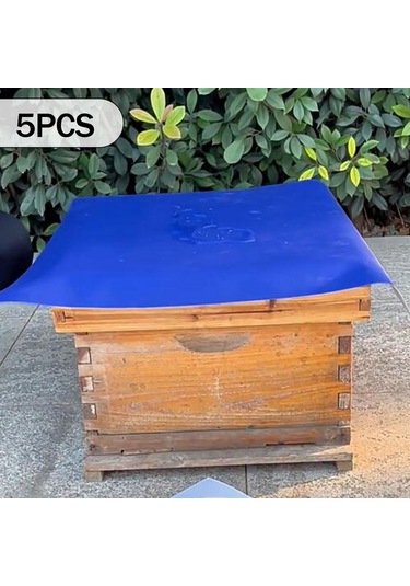 Suntek 5 Adet Arı Kovanı Örtüsü Yağmur Geçirmez Bez 50x60