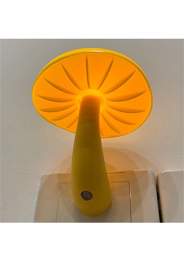 Tcherchi Sevimli Mantar Led Başucu Tak-çalıştır Gece Lambası Sarı