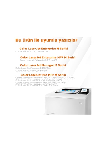 Hp 415a-w2030a Uyumlu Toner Siyah - Çipli / M455 / M480 / M454 / M478 / M479