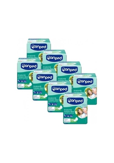 Canped Anatomik Hastabezi Normal Orta 10 Lu X 8 Adet PKT.CANPED.142 M