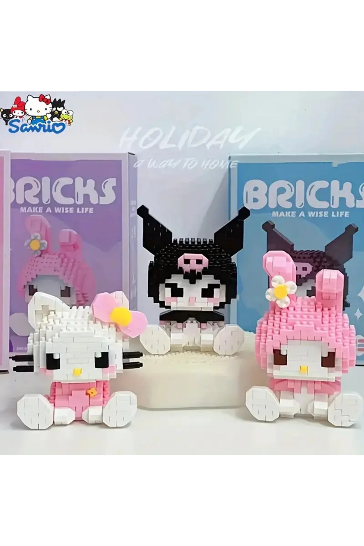 Cinnamoroll Karakter Yapı Taşları Seti Eğitici Bulmaca Oyuncak Doğum Günü,noel İçin Yaratıcı Hediye Cinnamoroll Lego