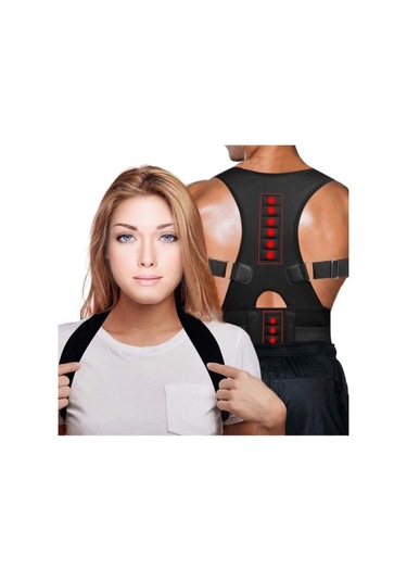 Manyetik Korse Bel Ve Sırt Destek Ortopedik Dik Duruş Korsesi Omuz Skolyoz Aldımaldım