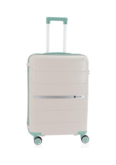 Mçs Polipropilen Valiz V366 65 Cm S20sy100004165 10730 Kemik/suyeşili