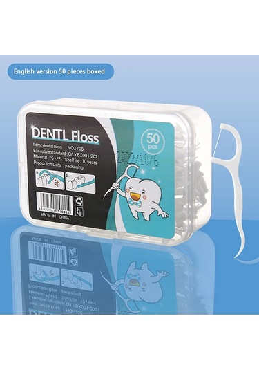 20/50 Adet Tek Kullanımlık Diş Fırçası Diş Diş İpi Diş İpi Kürdan Diş Sopa Diş A2