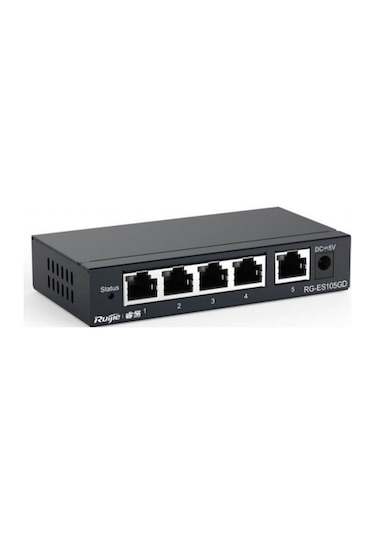 Ruijie Reyee RG-ES105GD 5 Port Metal Kasa Gigabit Switch