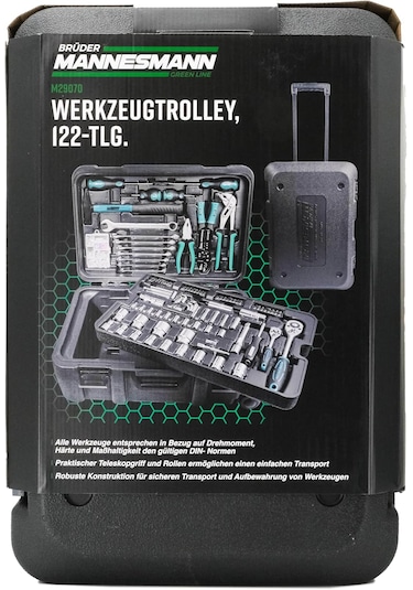 Mannesmann M 29070 122 Parça Profesyonel Alet Çantası