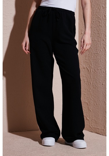 Fashion Friends Bayan Pantolon 25y0249k1 Siyah Siyah