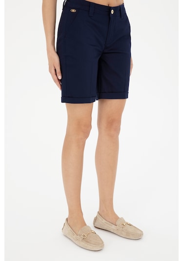 U.s. Polo Assn. Kadın Lacivert Şort / Bermuda 50281722-vr033 Lacivert
