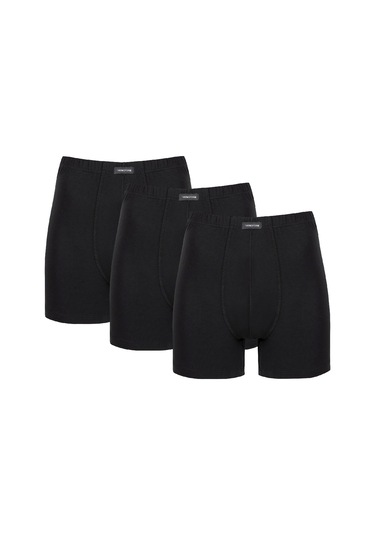 Thermoform Bambu Erkek Şort Siyah 3'Lü Paket