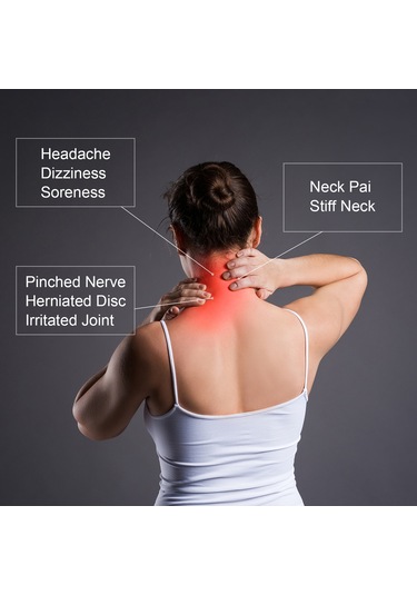 Youtek Evde Kullanan Trikatlı Lastikli Boyun Traksiyonu Cihazı - Kolay Şişirilebilir, Kasları Rafetlendirir, Kahverengi