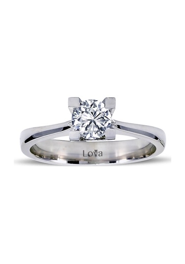 Lova G Renk 0,51 Karat Pırlanta Tektaş Yüzük - HRD Sertifikalı