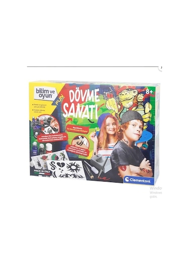 Clementoni Bilim Ve Oyun Dövme Sanatı 64329 Lisanslı Ürün