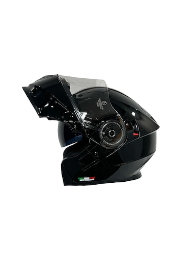 Sway 926 Motosiklet Kaskı Parlak Siyah