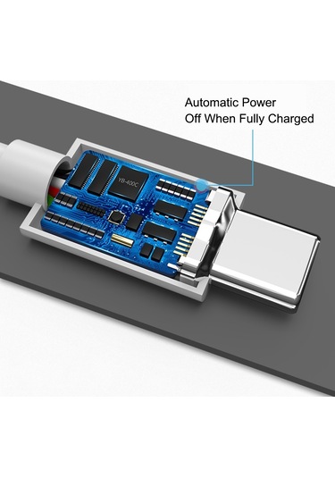 Yoobao Yb-401c 1.2m 5a Yüksek Akım Hızlı Şarj Veri Kablosu Usb-a'ya T Tpe Yuvarlak Tel