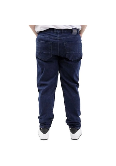 Büyük Beden Erkek Pantolon Kot 21920 Lacivert