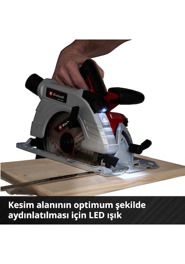 Einhell TE-CS 18/190 Li BL - Solo, Kömürsüz Akülü Daire Testere  (Akü ve şarj cihazı dahil değildir) - 4331210