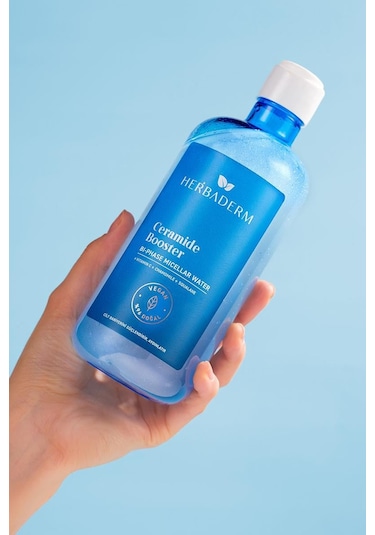 Ceramide Booster, Çift Fazlı Micellar Makyaj Temizleme Suyu 500 Ml