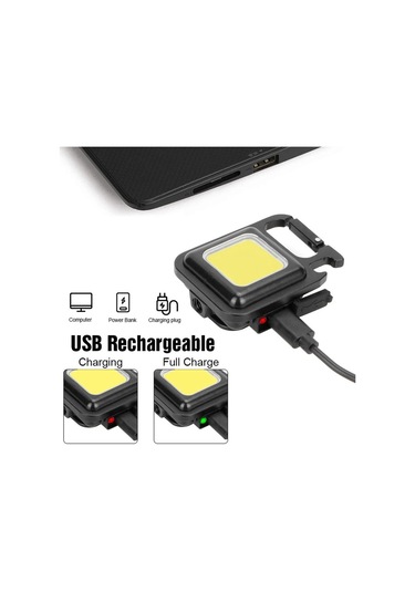 1-20 Adet Led El Feneri Çalışma Işığı Taşınabilir Cep El Feneri Anahtarlık Usb Şarj Edilebilir Açık Kamp İçin Küçük Işık Tirbuşon 2pcs Çok Renkli