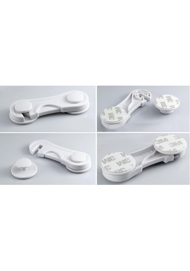 Portakal Safety Dolap Kapağı Kilidi Çok Renkli