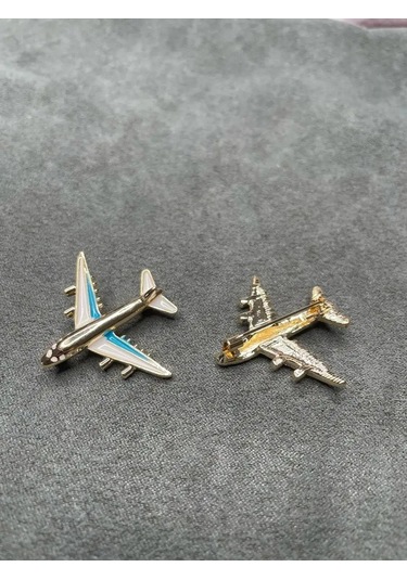 Remove Metal Broş Uçak Havacılık 158261441 Yeşil