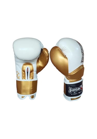 Aksaspor Dragon Carbon 5 Muay Thai Boks Ve Kick-Boks Eldiveni Beyaz