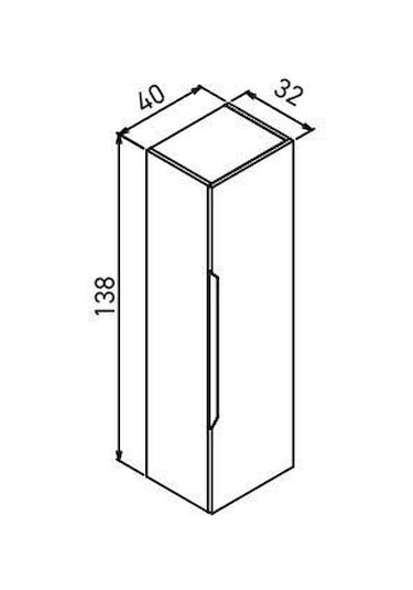 Orka Messina 65 Cm Meşe Led Banyo Dolabı Takımı Ve Boy Dolabı Meşe