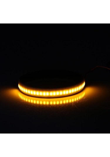 Suntek Dc12 V Amber Led Motosiklet Çatalı Dönüş Sinyalleri Şerit Işık Lambası Su Geçirmez