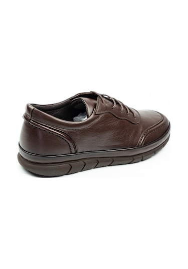 James Franco 6026 Kahverengi Deri Erkek Günlük Ayakkabı 001