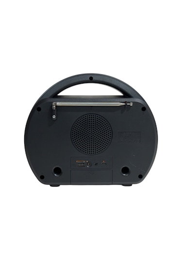 Ultratekno Fp-535 El Fenerli Büyük Boy Nostaljik Radyo Fm Ahşap Şömine Görünümlü Bluetooth Hoparlör