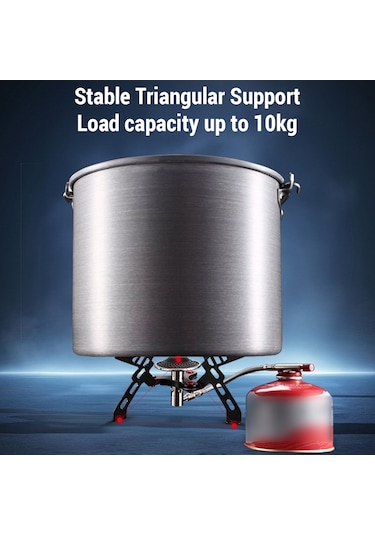 Padalink Alocs Cs-g05 Taşınabilir Kamp Ocağı - Paslanmaz Çelik Ve Alüminyum Alaşımlı, Katlanabilir Tasarım Siyah