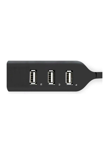 4 Bağlantı Noktası Usb 2.0 480 Mbps Yüksek Hızlı Usb Hub Dizüstü Bilgisayar Pc İnce Küçük Mini