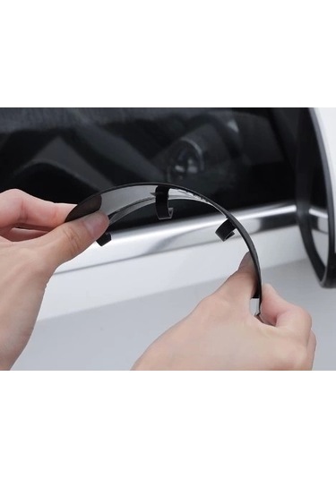 Araba Ayna Yağmur Koruyucu Siper Karbon Desenli Çok Renkli