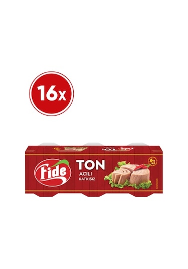Fide Acılı Ton Balığı 48 x 80 G