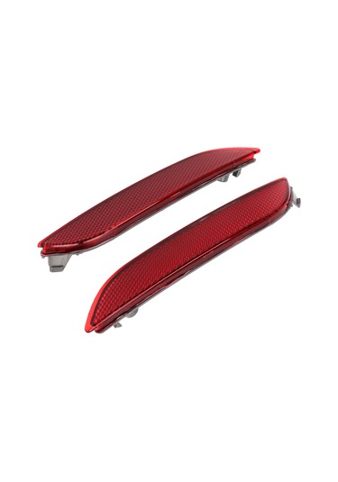 Moveevo Toyota Camry 2018+ Arka Tampon Reflektörü - Kırmızı Lensli, Görünürlüğü Artırır, Oe Numara: 81910-06070, 81920-06060