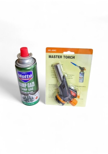 Molte Kamp Gazı Torch Pürmüz Seti Molte Gaz + Master Torch Pürmü
