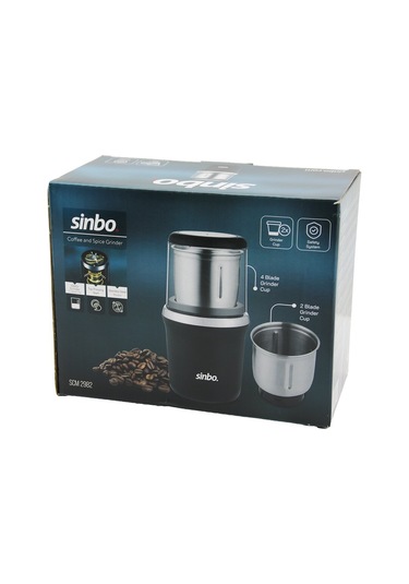 Kahve - Baharat Öğütücü Makine 2pcs Çelik Öğütme Haznesi 2 Bıçaklı - 4 Bıçaklı 100gr Öğütme 200w Scm-29 Çr