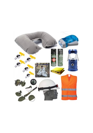 Mega Deprem Çantası 185 Parça 5 Kişilik Kapsamlı Deprem Çantası
