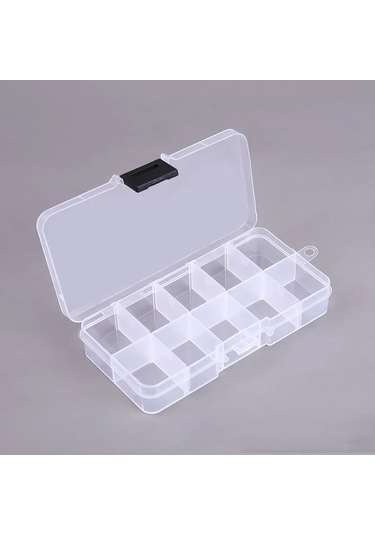 Tırnak Sanat Saklama Kutusu Tırnak Aksesuarları Organizatör Temizle Küboid Plastik Saklama Kutusu Ambalaj Kutusu Tırnak Fırçası Dosya Manikür Araçları Multı