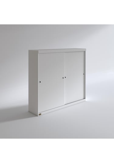 Kenzlife Gardırop Sürgülü Kapaklı Kapılı 200 Papatya Byz Gardolap Dolap