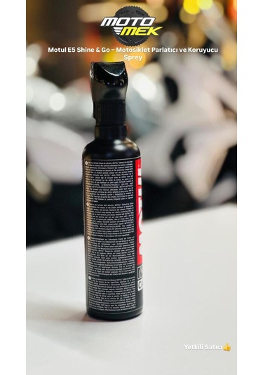 Motul E5 Shine & Go Silikon Bazlı Motosiklet Bakım Ve Parlatıcı Sprey