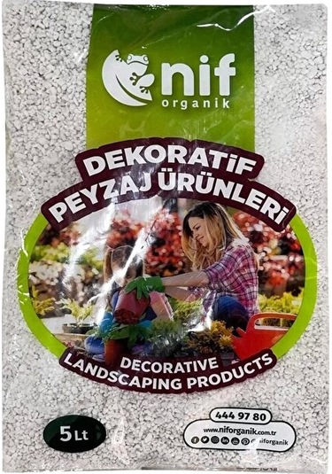 Nif Organik Dekoratif Peyzaj Doğal Perlit Topraksız Köklendirme 5 LT