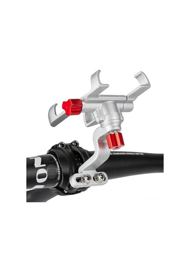 Ranyeek Bisiklet Alüminyum Telefon Tutucu - Ayarlanabilir Genişlik, 360 Dönebilir, Dayanıklı Tasarım