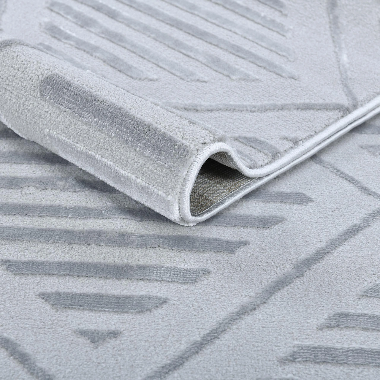 Elements Yumuşak Dokulu İskandinav Dokuma Gri Salon Halısı Mutfak Halısı Koridor Halısı Yolluk 06a Pa48 Gri