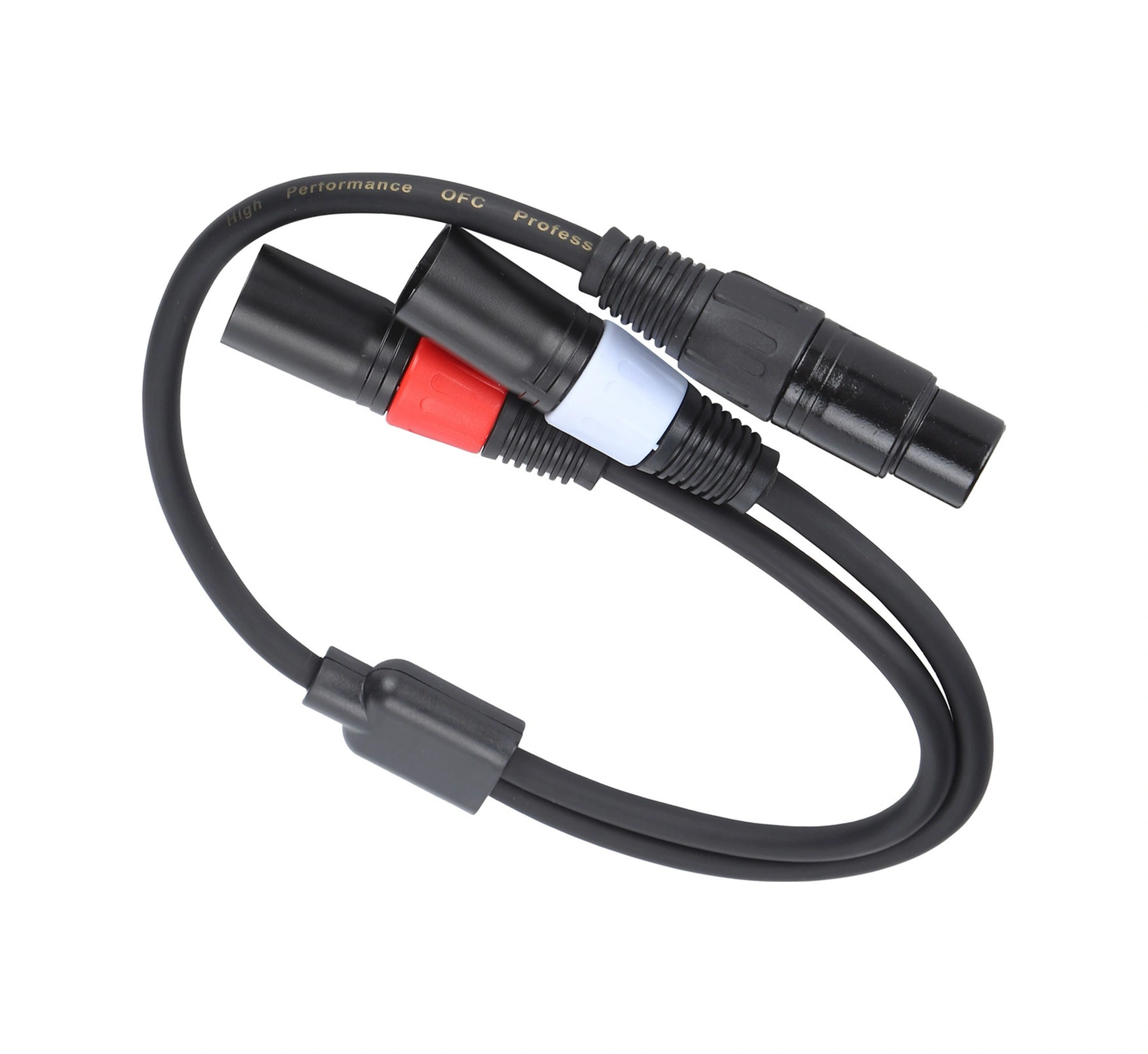 Shineyee Jorındo 0.5m 5-pin Xlr Dişi İle Çift 3-pin Xlr Erkek Ses Kablosu - Ses Kalitesi İçin Gümüş Kaplı Bakır Teli Ve Çift Koruma Jd6076