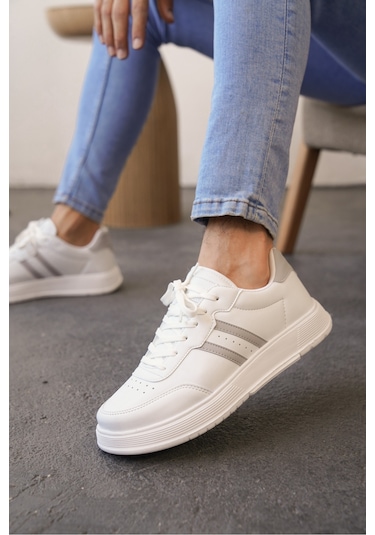 Daxors D0163 Günlük Ortopedik Erkek Sneaker Spor Ayakkabı Gri