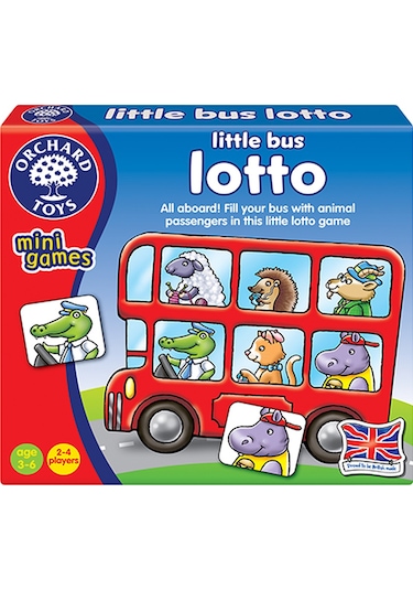 Orchard Little Bus Lotto (Renkli Otobüsler)