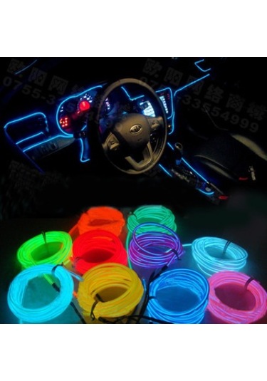 Fitilsiz Torpido Led Aydınlatma 3 Metre 12 Volt Roleli-Mavi